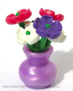 PLAYMOBIL doplněk zeleň kytka květina  Váza a Kytice