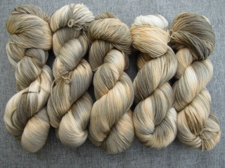 Set 500g / 5x 100g / 400m Merino 75% polyamid 25% ponožková vlna
