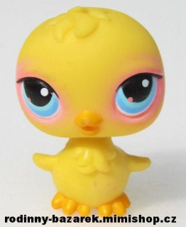 Littlest Pet Shop pták kuřátko Kuře LPS 13 + červený magnet č.1