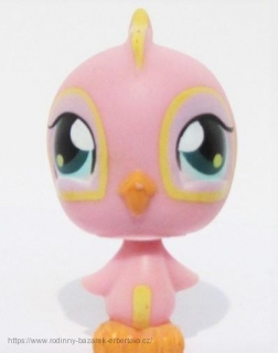 Littlest Pet Shop pták Papoušek LPS 12 magnet v hlavičce